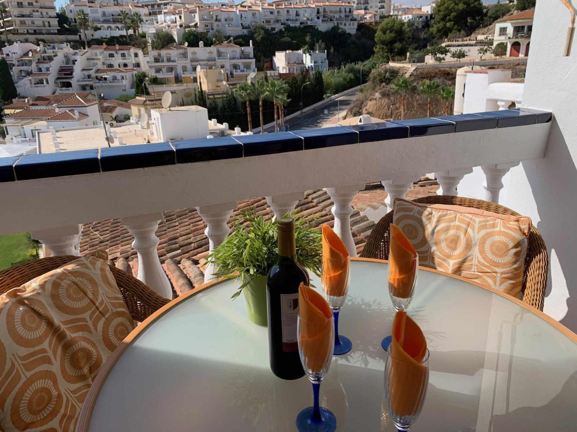Casa Kaluel Adosado Blanco Villa Nerja Bagian luar foto